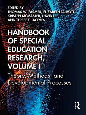 cover image of Handbook of Special Education Research, Volume I